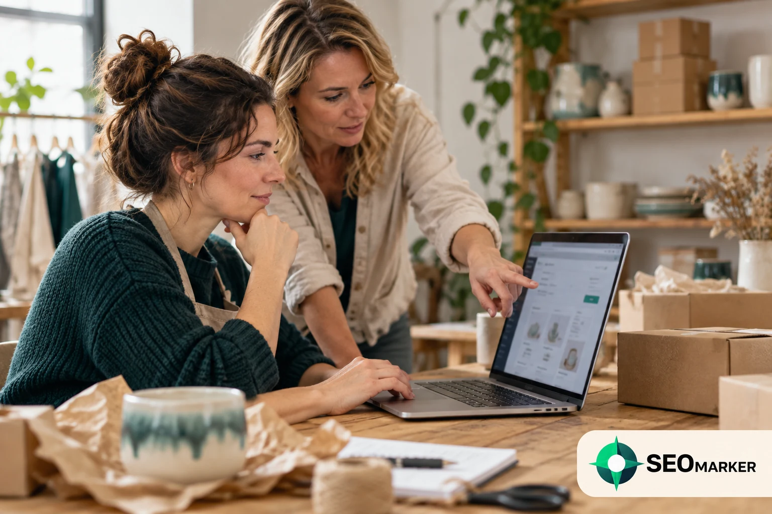 Analyse von Besucherzahlen und Bestellungen in einem Shopify-Shop